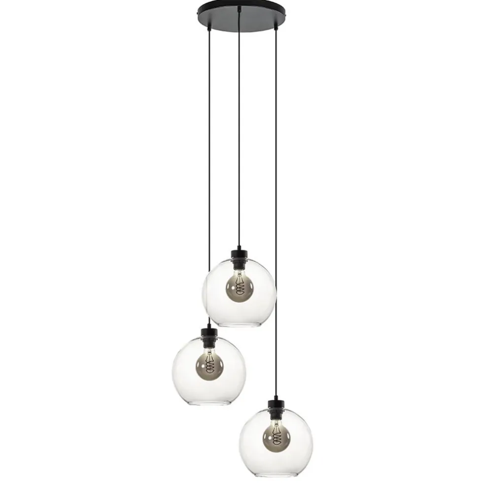 hanglamp_lichts_rond_glas_0-1.webp Best Straluma Hanglamp 3-lichts rond glas helder 25 cm