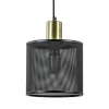 hanglamp_mat_zwarte_kap_c_0.webp Clearance Straluma Hanglamp mat zwarte kap cilinder met goud