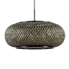 Cheap Straluma Hanglamp Maze bamboe/zwart 60cm
