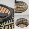 Cheap Straluma Hanglamp Maze bamboe/zwart 60cm