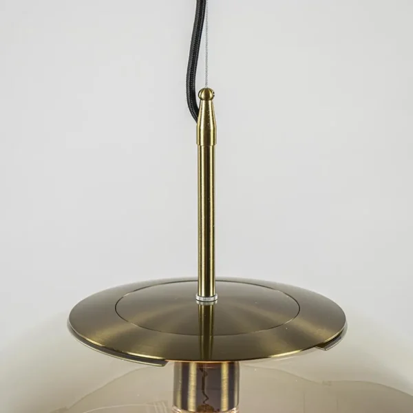 hanglamp_medina_cm_messin_2.webp Cheap Straluma Hanglamp Medina 48cm messing + amber glas