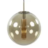 hanglamp_medina_satin_gol_0.webp Best Sale Straluma Hanglamp Medina satin gold/amber glas 40cm