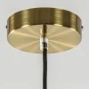 hanglamp_medina_satin_gol_3.webp Best Sale Straluma Hanglamp Medina satin gold/amber glas 40cm