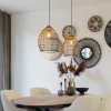 Flash Sale Straluma Hanglamp Meya 2-lichts zwart/goud met balk