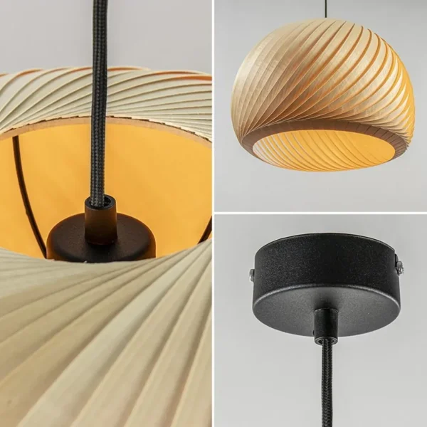 Clearance Straluma Hanglamp Nature 50cm hout naturel