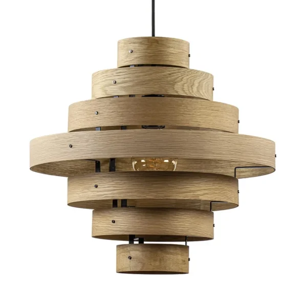 hanglamp_oaknut_hout__rin_0-1.webp New Straluma Hanglamp Oaknut hout 7 ringen