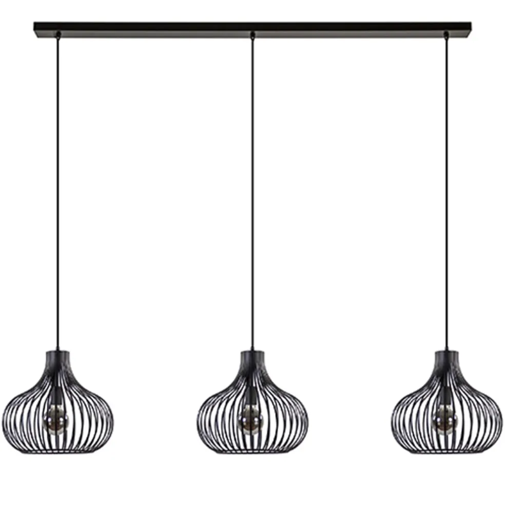 hanglamp_onion_l_draad_zw_0.webp Best Straluma Hanglamp Onion 3L draad zwart