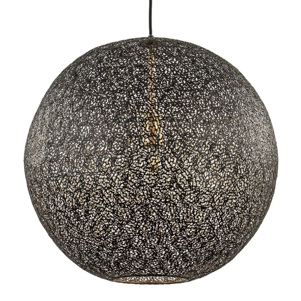 hanglamp_oronero_bol_zwar_0-2.webp Flash Sale Straluma Hanglamp Oronero bol zwart/goud 50cm