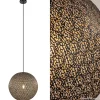 hanglamp_oronero_bol_zwar_1-2.webp Flash Sale Straluma Hanglamp Oronero bol zwart/goud 50cm