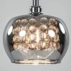 hanglamp_pearl_klein_chro_2.webp Hot Straluma Hanglamp Pearl klein chroom + smoke glas