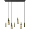 Outlet Straluma Hanglamp Perugia 7L brons/zwart