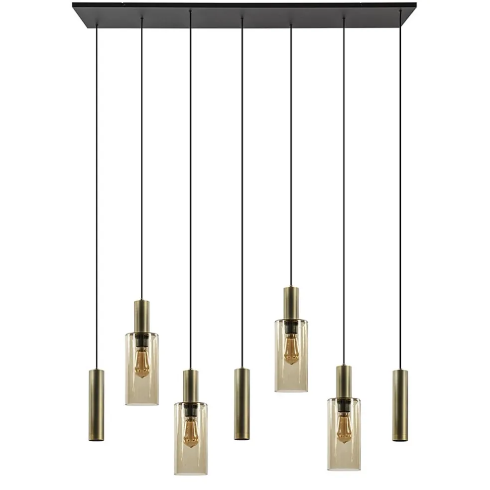 hanglamp_perugia_l_bronsz_0.webp Outlet Straluma Hanglamp Perugia 7L brons/zwart