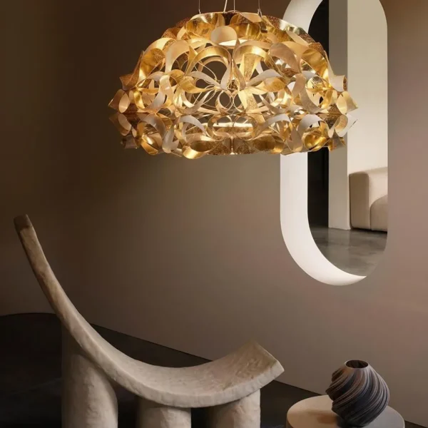 hanglamp_quantica_cm_gold_3.webp Best Sale Straluma Hanglamp Quantica 74cm gold/white