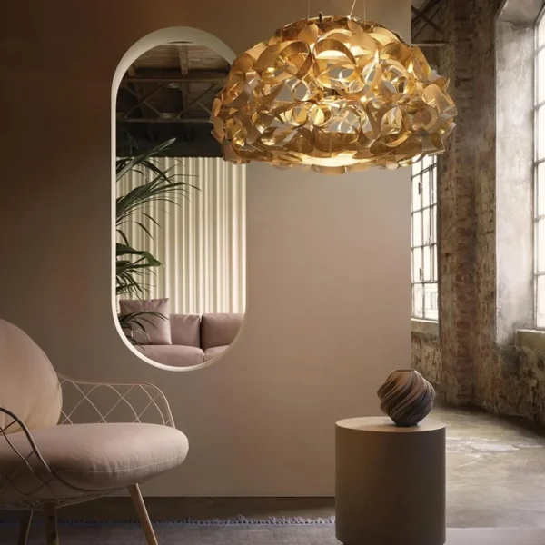 hanglamp_quantica_cm_gold_4.webp Best Sale Straluma Hanglamp Quantica 74cm gold/white