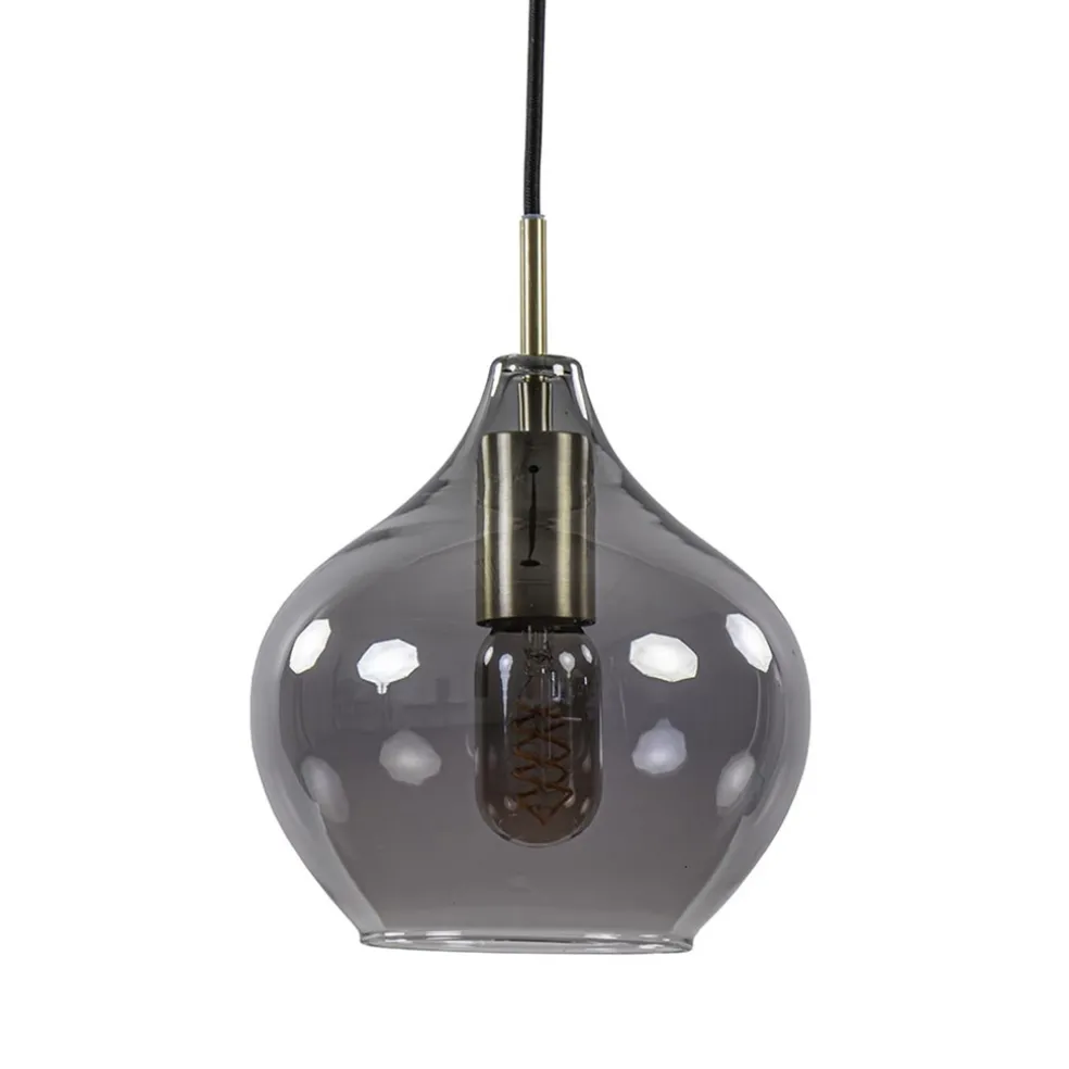 hanglamp_rakel_cm_antiek__0.webp Fashion Straluma Hanglamp Rakel 20cm antiek brass+smoke glas