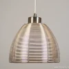 Outlet Straluma Hanglamp rond 3-lichts alu draad/glas