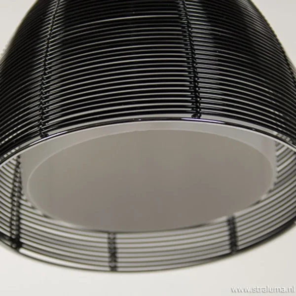 hanglamp_rond_lichts_zwar_2.webp Best Sale Straluma Hanglamp rond 3-lichts zwart draad/glas
