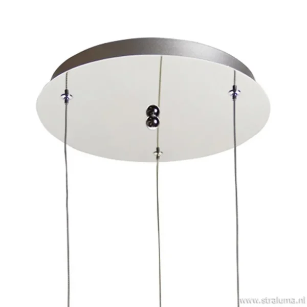 hanglamp_rond_lichts_zwar_3.webp Best Sale Straluma Hanglamp rond 3-lichts zwart draad/glas