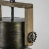 Hot Straluma Hanglamp Shelly industrieel bruin/hout