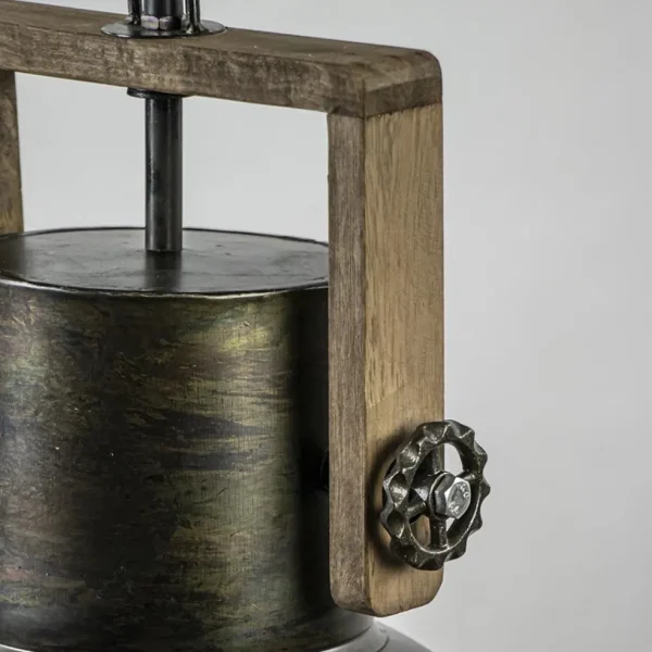 Hot Straluma Hanglamp Shelly industrieel bruin/hout