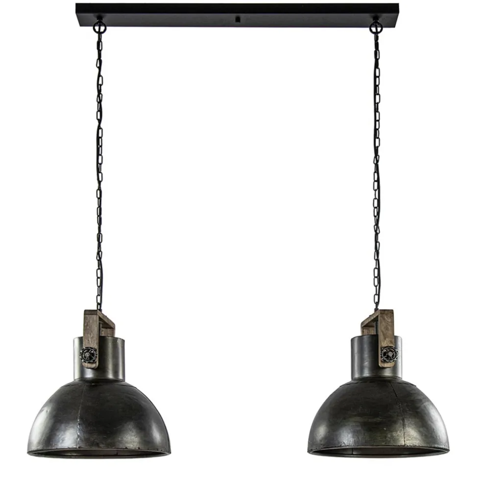 hanglamp_shelly_lichts_br_0.webp Sale Straluma Hanglamp Shelly 2-lichts brons/hout