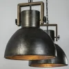 Sale Straluma Hanglamp Shelly 2-lichts brons/hout