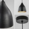 Clearance Straluma Hanglamp Sumero zwart/goud