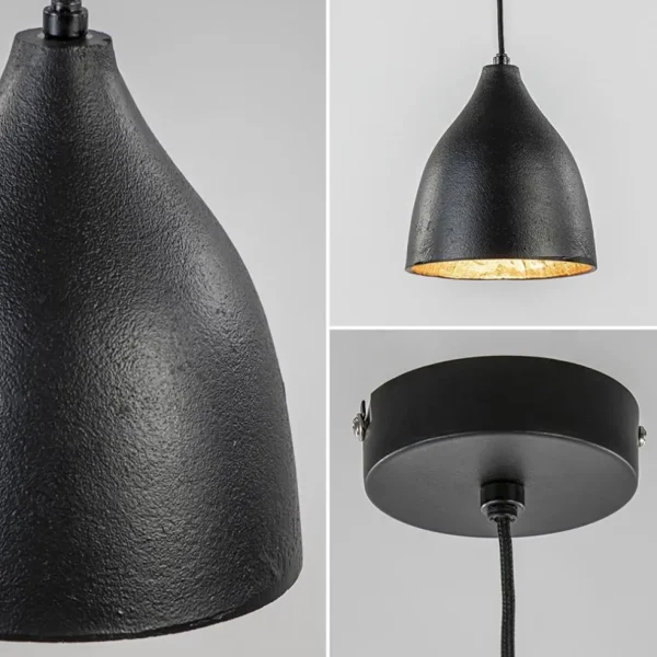 Clearance Straluma Hanglamp Sumero zwart/goud