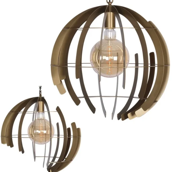 Discount Straluma Hanglamp Terra 60cm oud messing