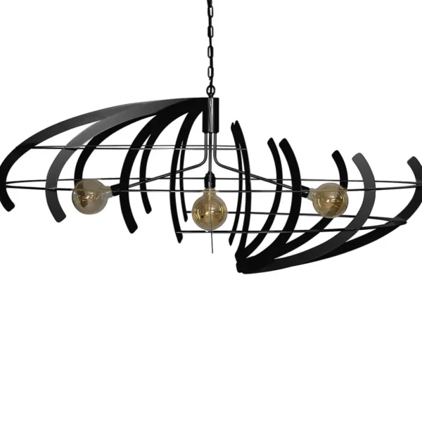 Shop Straluma Hanglamp Terra ovaal zwart