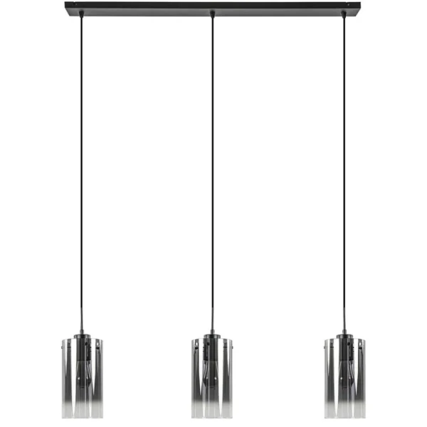 hanglamp_ventotto_l_zwart_0.webp Flash Sale Straluma Hanglamp Ventotto 3l zwart/smoke glas