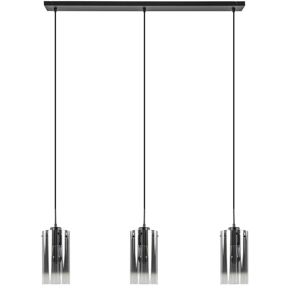 hanglamp_ventotto_l_zwart_0.webp Flash Sale Straluma Hanglamp Ventotto 3l zwart/smoke glas
