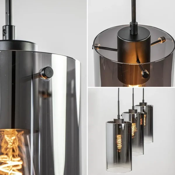 hanglamp_ventotto_l_zwart_2.webp Flash Sale Straluma Hanglamp Ventotto 3l zwart/smoke glas