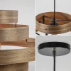 hanglamp_walnut_ringen_ho_3.webp Sale Straluma Hanglamp Walnut 6-ringen hout/zwart