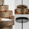 hanglamp_walnut_zwart__wa_3.webp Online Straluma Hanglamp Walnut zwart / walnoot hout