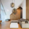 Shop Straluma Hanglamp Woody 59 zwart/naturel hout