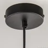 Discount Straluma Hanglamp zwart met smoke glas 25cm