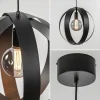Cheap Straluma Hanglamp zwart metalen ringen 40 cm