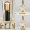 houten_tafellamp_kegel_na_3.webp Outlet Straluma Houten tafellamp kegel naturel met zwart