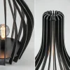 Clearance Straluma Houten tafel/vloerlamp mat zwart