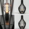 Clearance Straluma Houten tafel/vloerlamp mat zwart