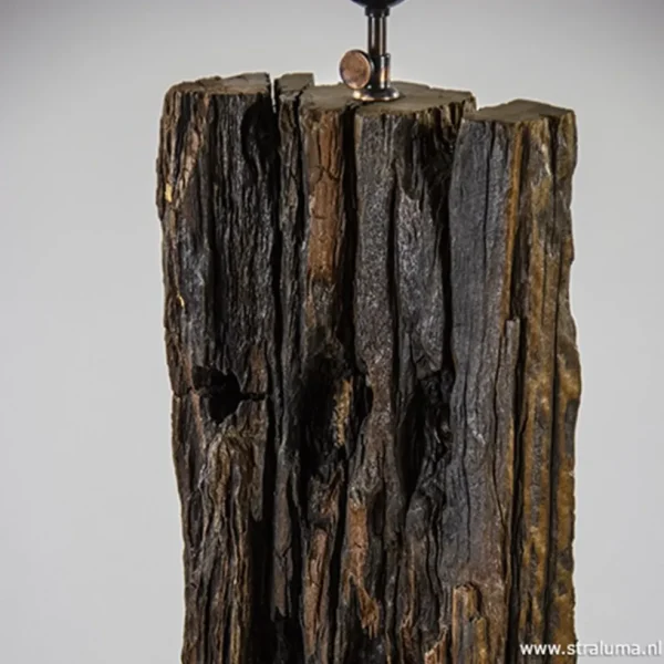 houten_vloerlamp_met_bron_3.webp Best Straluma Houten vloerlamp met brons excl. kap
