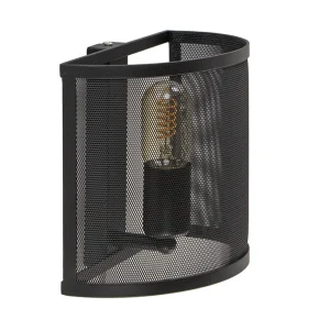 industrieel_landelijke_wa_0.webp Best Straluma Industrieel landelijke wandlamp met gaas