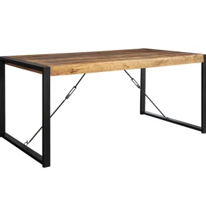 industrile_eettafel_mango_0.webp Fashion Straluma Industriële eettafel mangohout met zwart 160x90 cm