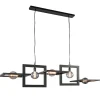 Cheap Straluma Industriële hanglamp mat zwart metalen frame