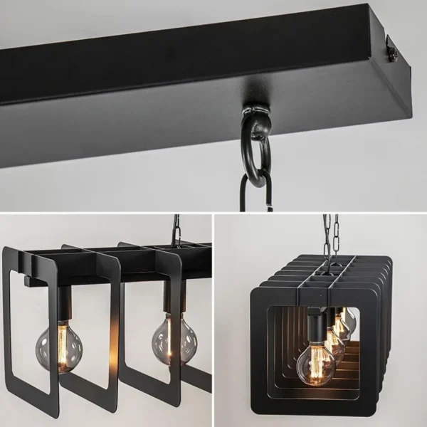 industrile_hanglamp_squar_2.webp Online Straluma Industriële hanglamp squares mat zwart metaal