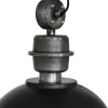 Outlet Straluma Industriële 3-lichts hanglamp bikkel mat zwart
