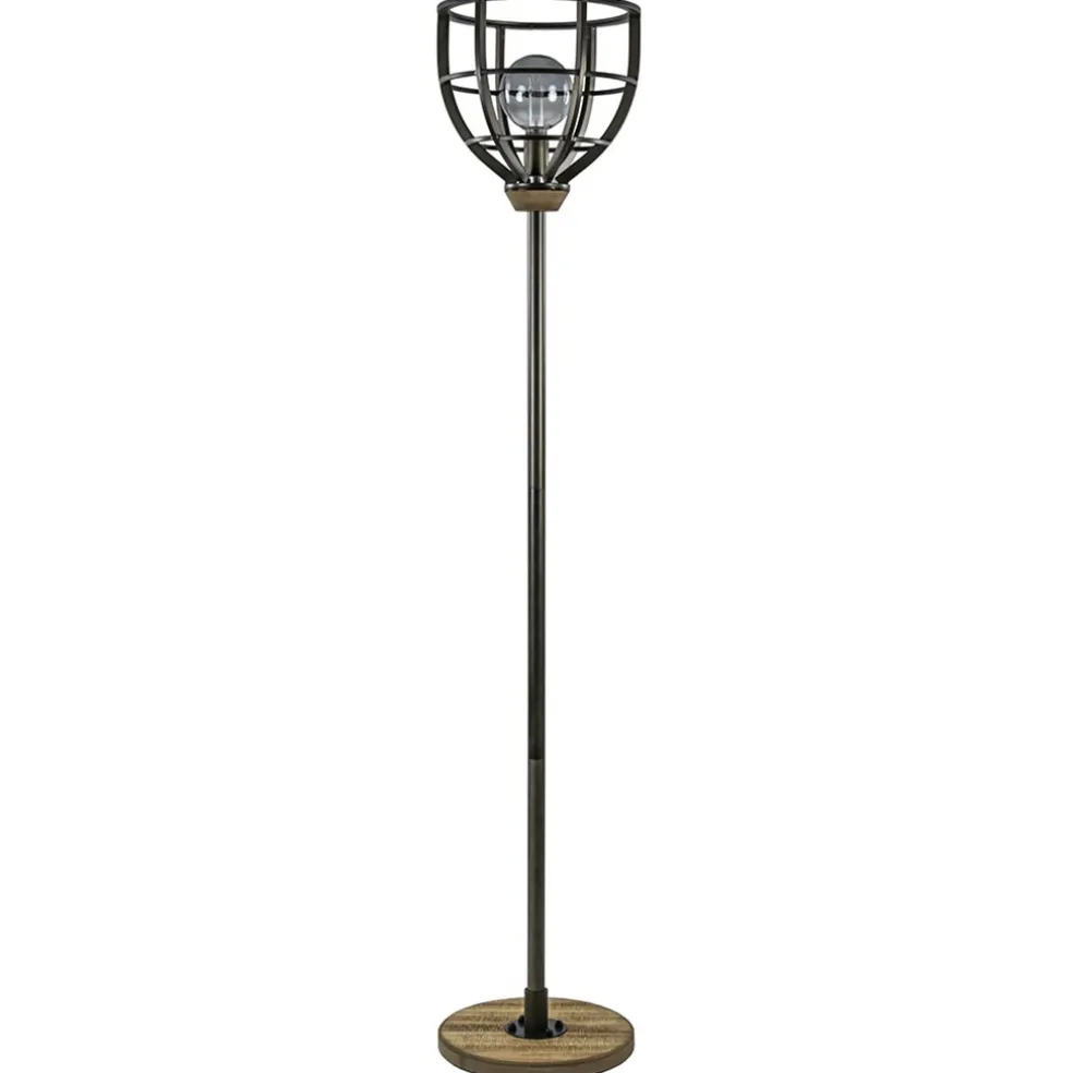 industrile_vloerlamp_zwar_0.webp Sale Straluma Industriële vloerlamp zwart staal met houten details