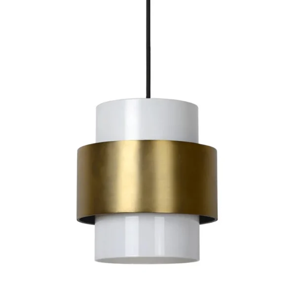 Cheap Straluma Klassieke hanglamp goud met opaal glazen kap