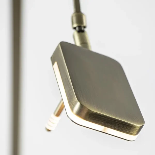 Clearance Straluma Klassieke leeslamp met dimbaar LED donker brons